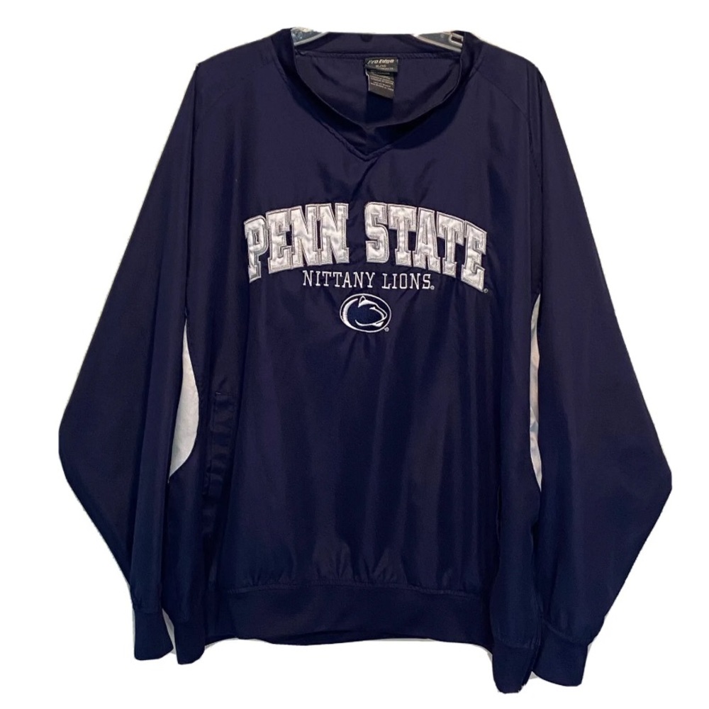 Vtg Penn State University PSU Nittany Lions Jacket Pro Edge Men’s XL Windbreaker